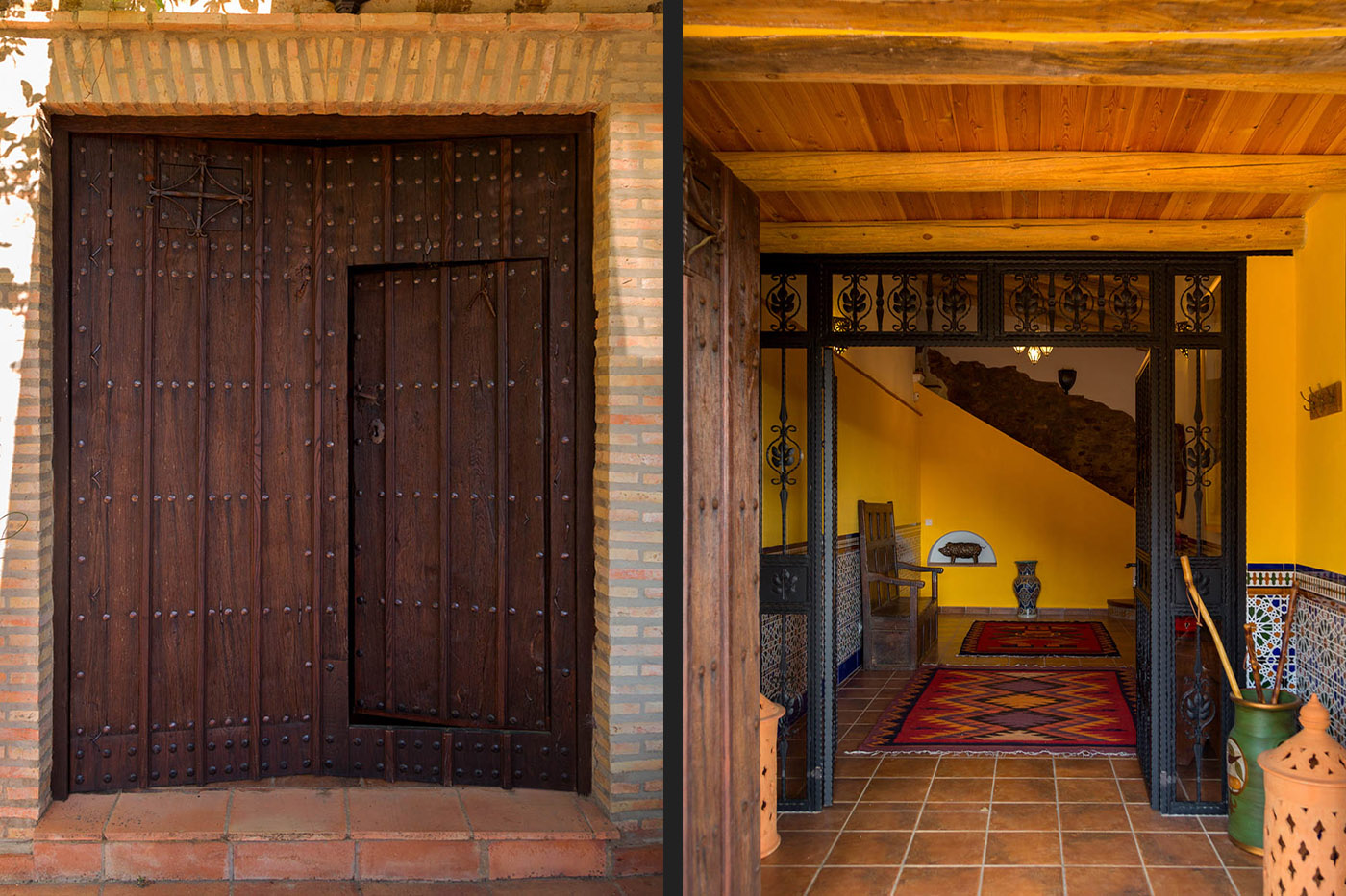 Main door to your villa